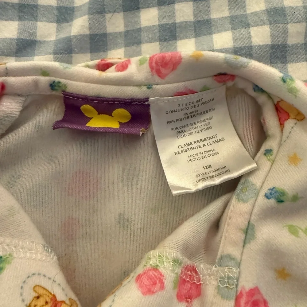 Winnie the Pooh 12m pajama top